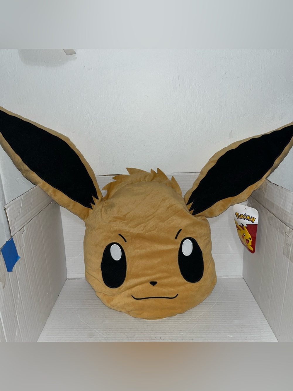 New Pokémon Eevee Pillow Plush Bedding Cuddle & Decorative Pillow Buddy 25x12 In